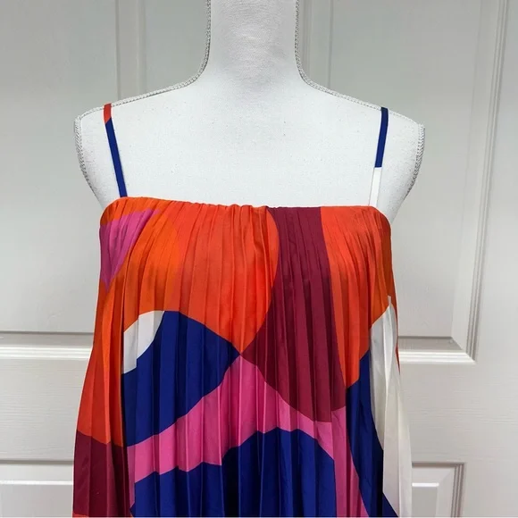 Anthropologie Hutch Tiered High-Low Pleated Dress Size S NWT - Picture 9 of 16